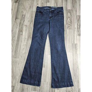 Gap Jeans Womens 6 / 28 Mid Rise Trouser Stretch Flare Leg Denim Pants Classic